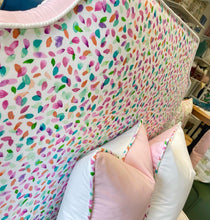 Load image into Gallery viewer, READY TO SHIP Twin Size Headboard Pillow with Insert Included, A Great Addition to a College Dorm, Guest Bedroom, Nursery Room, and More!