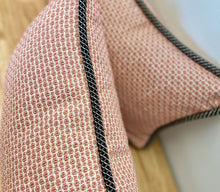 Load image into Gallery viewer, READY TO SHIP Textured Lumbar Pillow Cover with Decorative Cording, Size: 10” x 20”