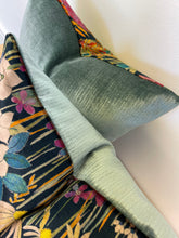 Load image into Gallery viewer, Printed Velvet Faria Flowers VV Lichen Pattern by Fabricut