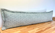 Load image into Gallery viewer, READY TO SHIP Large Lumbar Pillow with Insert Included, Self Flange, Size: 13” x 50”