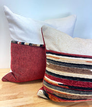 Load image into Gallery viewer, READY TO SHIP Designer Pillow Cover with Decorative Cording, Throw Pillows, Size: 20” x 20”