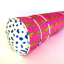Load image into Gallery viewer, Pink Leopard Bolster by NOVA Home