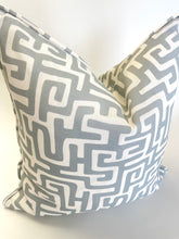 Load image into Gallery viewer, "Ready to Ship" Outdoor Belmont Blue Pillow Cover by NOVA Home