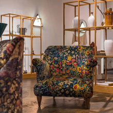 Load image into Gallery viewer, Printed Velvet Faria Flowers VV Lichen Pattern by Fabricut