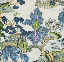 Load image into Gallery viewer, Asian Scenic Pattern by Thibaut