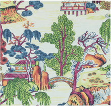 Load image into Gallery viewer, "Ready to Ship" Asian Scenic Pattern by Thibaut