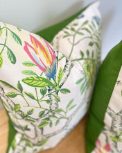 Load image into Gallery viewer, READY TO SHIP Fabricut Floral Pillow Cover. Throw Accent Pillow, Designer Pillow. Size 16” x 16”
