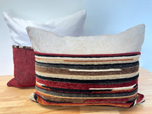 Load image into Gallery viewer, READY TO SHIP Designer Pillow Cover with Decorative Cording, Throw Pillows, Size: 20” x 20”
