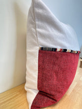 Load image into Gallery viewer, READY TO SHIP Designer Pillow Cover with Decorative Cording, Throw Pillows, Size: 20” x 20”
