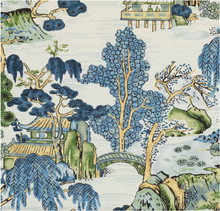 Load image into Gallery viewer, Asian Scenic Pattern by Thibaut
