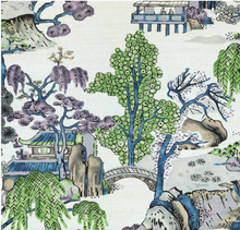 Load image into Gallery viewer, Asian Scenic Pattern by Thibaut
