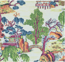 Load image into Gallery viewer, Asian Scenic Pattern by Thibaut
